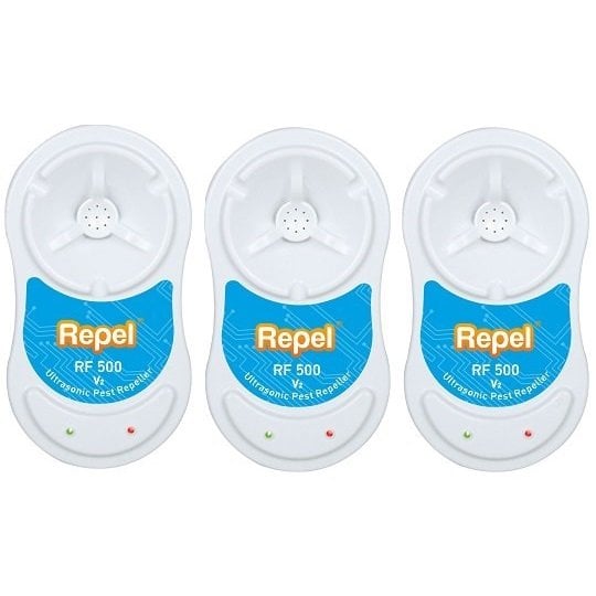 Repel RF 500 V2 Fare Kovucu Sıçan Kovucu Süper Etki (3'Lü Paket)