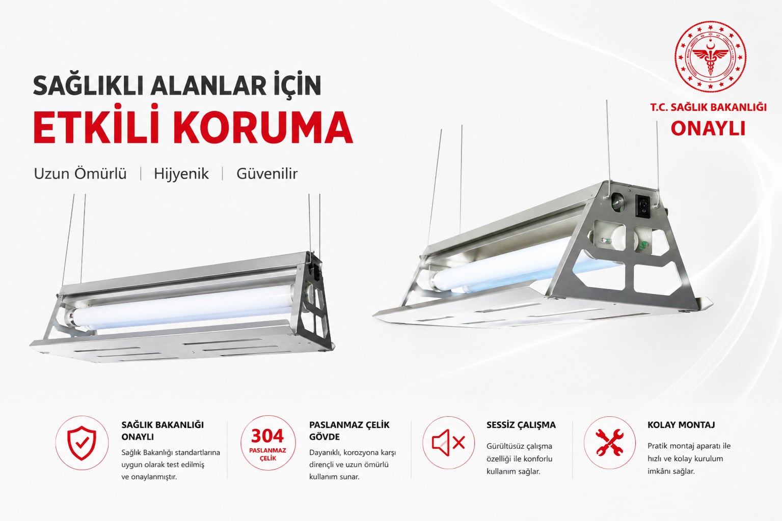 FC0950 Paslanmaz Sinek Tutucu EFK Cihazı