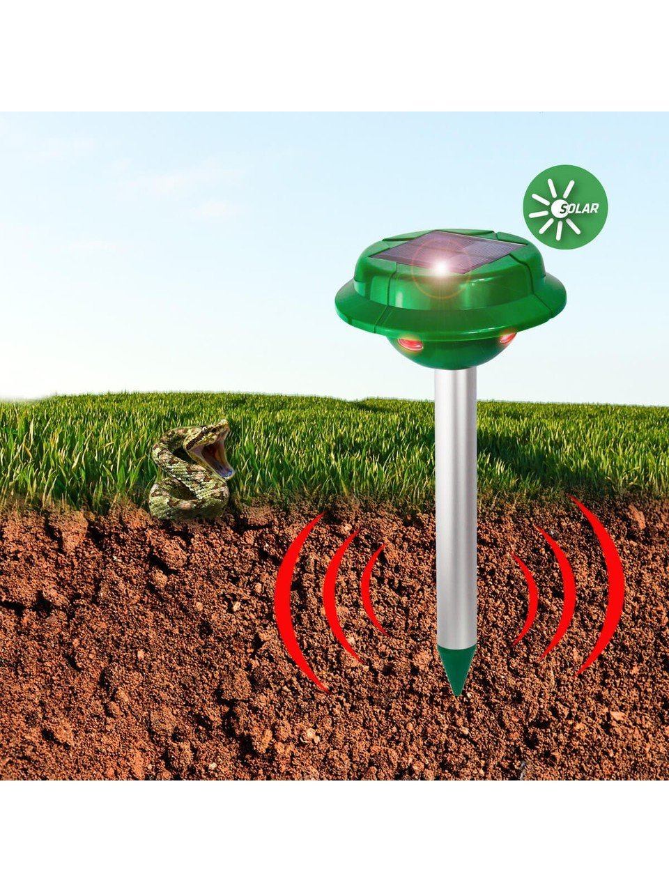 solar sürüngen kovucu