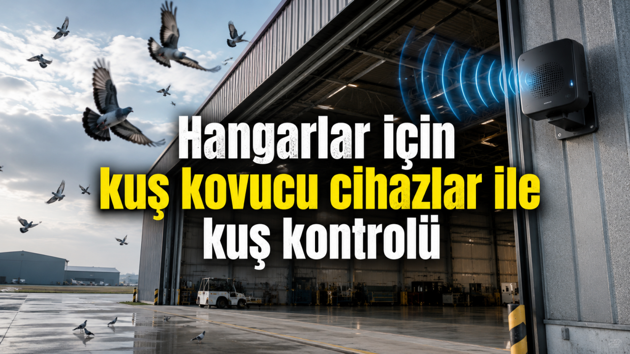 Hangarlar İçin Kuş Kovucu Cihazlarla Kuş Kontrolü
