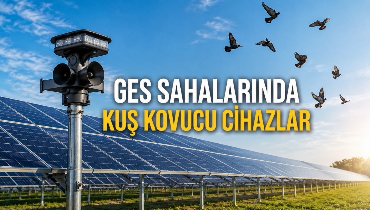 GES sahalarında kuş kovucu cihazlar