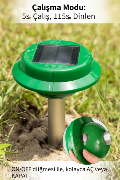Repel EC 1000 V2  Güneş Enerjili Yılan Fare Haşere Akrep Kovucu 1000 M²
