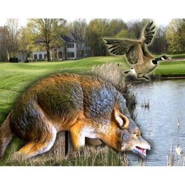 Bird-X Kuş Kovucu - Korkutucu - Uzaklaştırıcı 3D Çakal Maketi