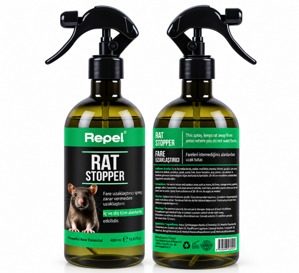 Repel Rat Stopper Fare Uzaklaştırıcı Sprey 400 ml