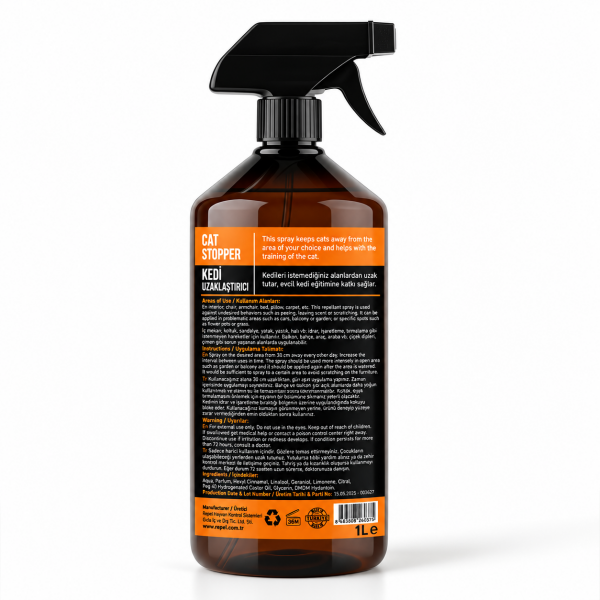 Repel Cat Stopper 1000 ml Kedi Uzaklaştırıcı Sprey