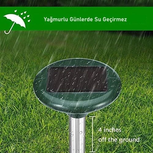 Repel MA 800 Güneş Enerjili Fare Köstebek Akrep Sincap Yılan Kovucu 800 M²