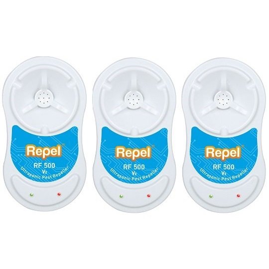 Repel RF 500 V2 Fare Kovucu Sıçan Kovucu Süper Etki (3'Lü Paket)