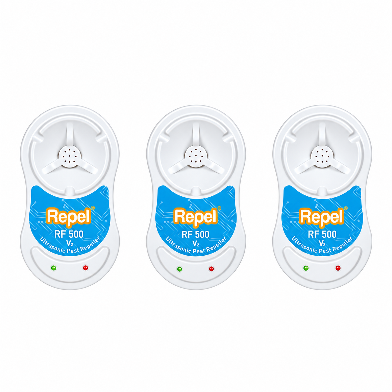Repel RF 500 V2 Fare Kovucu Sıçan Kovucu Süper Etki (3'Lü Paket)