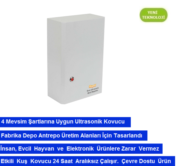Repel Pro Evolution Ultrasonik Endüstriyel Kuş Kovucu