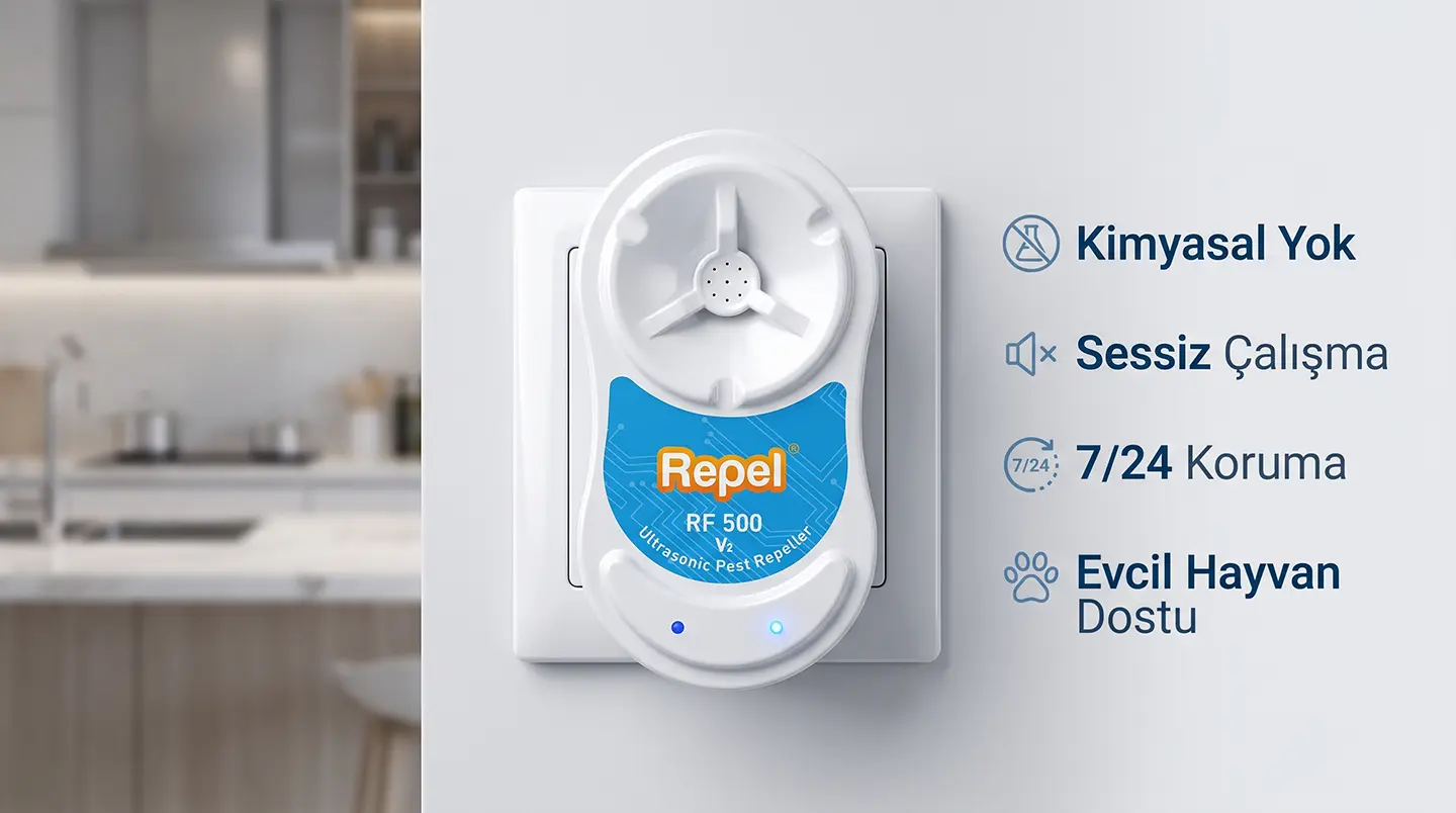 Repel Elektronik Fare, Kuş, Kedi Köpek ve Sivrisinek Kovucu Cihazlar